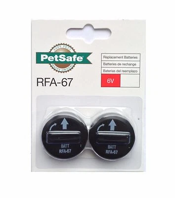 RFA-67 GENUINE PETSAFE BATTERIES - BATTERY FOR ANTI BARK & FENCE COLLARS,TWIN PK - Image 1 of 2