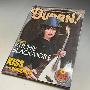 BURRN! JUNE 2001 "RICHIE BLACKMORE " JAPAN Hard Rock Heavy Metal Magazine Book - Picture 1 of 6