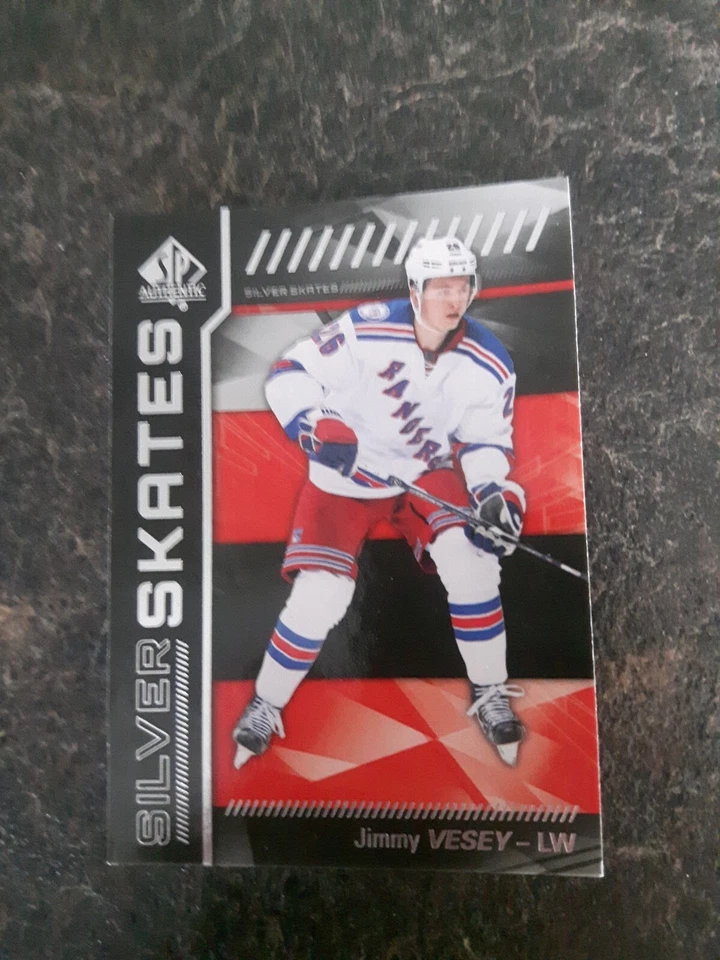 Sp Authentic 2016-17 Silver Skates Jimmy Vesey Card# SS-JV - Image 1 of 2