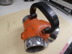 Válvula siamesa de latón vintage Akron 2,5" NH - Imagen 1 de 10