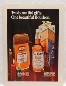 ANTIGUO ANUNCIO DE WHISKY BOURBON STRAIGHT CROW 1969 (A) - Imagen 1 de 2