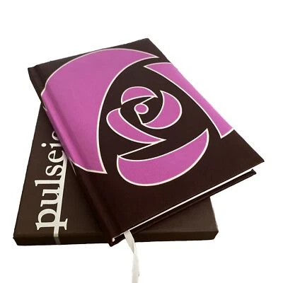 100% Hand-screened SilkSatin Cover Personal Journal Neiman’s Lined 8.5”x6”Unique - Image 1 of 4