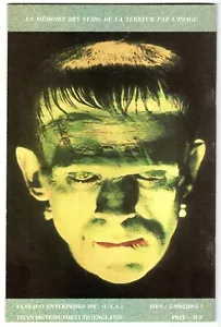 BORIS KARLOFF 1989 Fantaco Importación Francesa LIBRO DE FOTOS Detrás Máscara REVISTA DE COLECCIÓN - Imagen 1 de 2