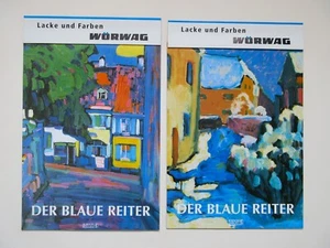 Kalender Kunstkalender "DER BLAUE REITER" 2002, 2003 Werbegeschenk Korsch-Verlag - Bild 1 von 10
