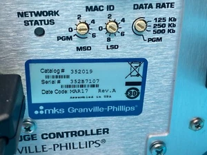 VACUUM 352019, GAUGE CONTROLLER GRANVILLE PHILLIPS, MKS - Picture 1 of 5