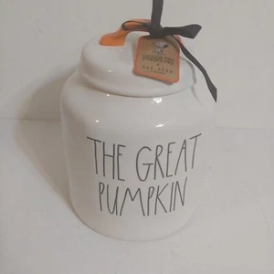 Peanuts X Rae Dunn The Great Pumpkin Halloween Kanister (weiß) Neu 2023 Snoopy - Bild 1 von 4