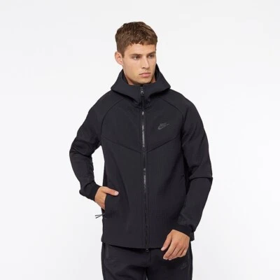 Chaqueta tejida negra Nike Sportswear Tech Pack para hombre talla 2XL 928551-010 Foto 1 de 3