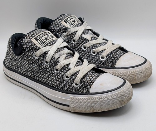 Scarpe sneakers Converse Chuck Taylor All Star Madison OX donna 5 nero bianco