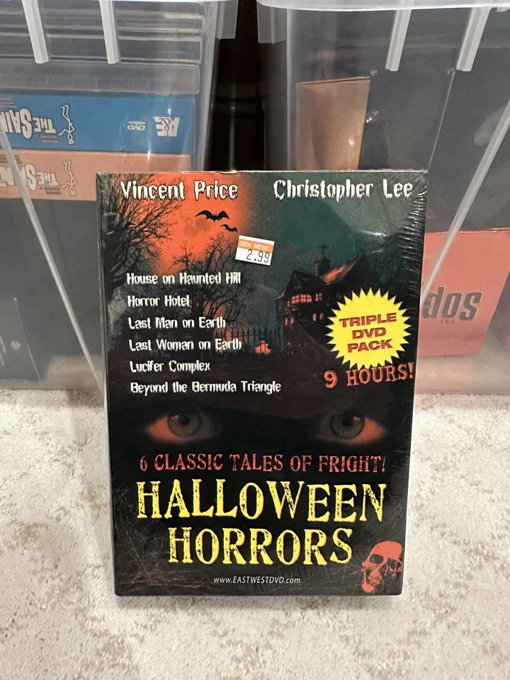HALLOWEEN HORRORS 3 PACK DVD BOX SET, NEW AND SEALED 9 HOURS TRIPLE CLASSICS - Image 1 of 4