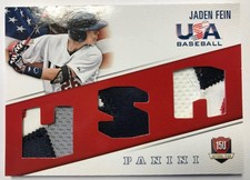 2015 Panini USA Baseball 15U National Team Jerseys Prime Pick From List /35