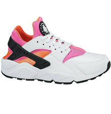 pink and white huaraches womens