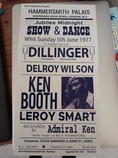 White Man in Hammersmith Palais concert poster. The Clash, Joe Strummer.