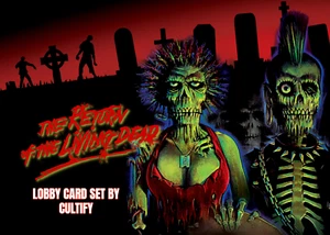 The Return Of The Living Dead 1985 5x7 Lobby Card set of 16 - Picture 1 of 5