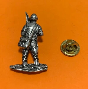 FLY FISHERMAN PIN DE PELTRE INSIGNIA BROCHE SOLAPA EN BOLSA DE REGALO PESCA CON MOSCA PESCA PESCA - Imagen 1 de 2