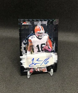 2024 Topps Finest Josh Cribbs FINEST AUTOGRAPH /25 BLACK REFRACTOR SSP #FA-JC 🐾 - Picture 1 of 15