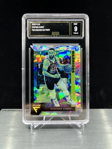 2020 STEPEHN CURRY - Flux Cracked Ice Prizm #55 SGC 9 - Picture 1 of 2