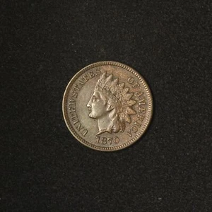 1870 1c Indian Head Cent - Free Shipping USA - Picture 1 of 3