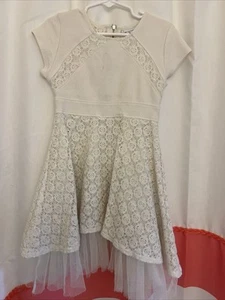 Disney Girls 6T White Dress - Picture 1 of 2