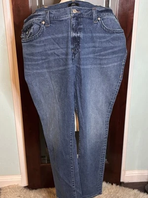 New Women’s True Religion Rocco SN Flap Relaxed Skinny Jean Size 46 Retail $159 - Image 1 of 4