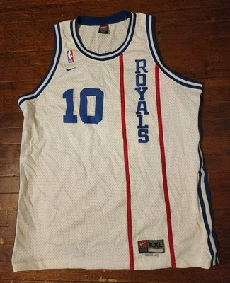  耐克 Mike Bibby Sacramento Kings Cincinnat Royals 男式球衣 2XL 码  — 第 1/4 张图片