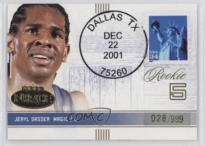 2001-02 Fleer Force Rookie Postmarks /999 Jeryl Sasser #122 RC - Image 1 of 2