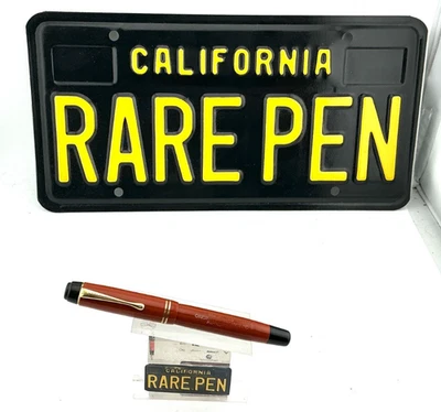 Vintage MONTBLANC SIMPLO COR #4 Fountain Pen BUTTON FILLED #4 14C Fine FLEX nib - Image 1 of 4