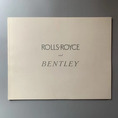 ROLLS ROYCE Silver Cloud BENTLEY S Large Format Car Sales Brochure 1955 - Image 1 of 4