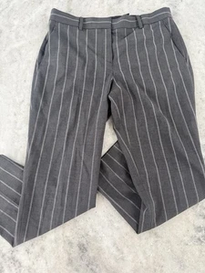 Theory Treeca 2 Traceable Band gestreift grau Cropped Hose Gr. 8 Cropped Wolle - Bild 1 von 9