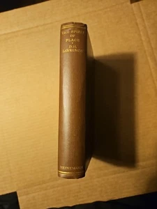 The Spirit of Place D H Lawrence Anthology 1st edition HARDBACK Aldington 1935 - Picture 1 of 16