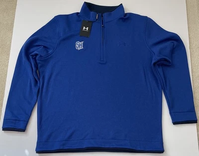 Pullover Seton Hall Pirates para Hombres XL Azul NCAA Baloncesto Under Armour Golf Top Foto 1 de 4