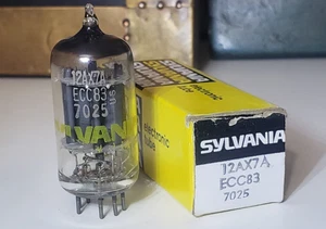 1 x Excellent Strong Sylvania 7025 / 12ax7a / ECC83 TV-7 68/72 Maxi Preamp test - Picture 1 of 12