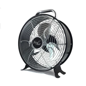 Vie Air 12 Inch High Velocity Dual Speed Retro Metal Drum Fan - Picture 1 of 1