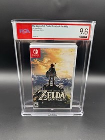 1st Print Zelda Breath of the Wild Switch PSA 9.6 A+ SEALED Graded Wata Cgc Vga