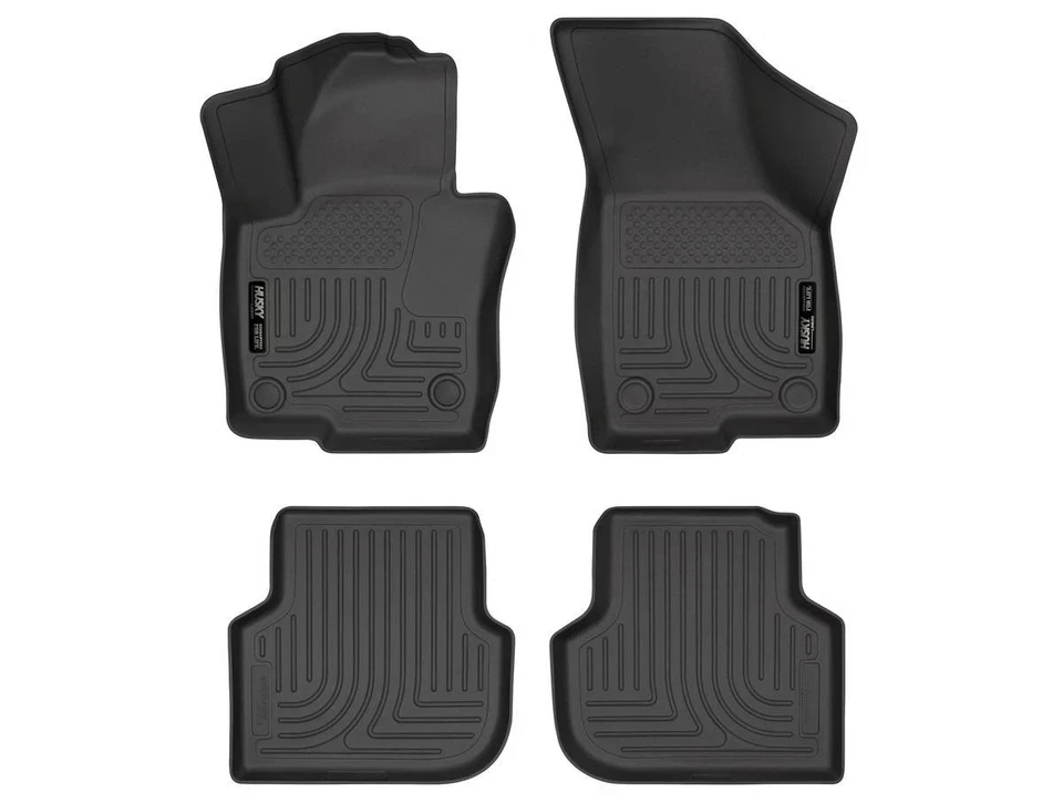 Alfombrillas Husky Weatherbeater aptas para sedán Jetta 11-18 delantera/2da fila 4 piezas negras 988 Foto 1 de 3