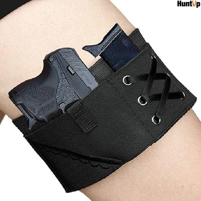 Women Ladies Tactical Leg Thigh Gun Holster Universal Pistol Mag Concealed Carry - Image 1 of 4