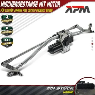 Wischergestänge + Wischermotor für Citroën Jumper Fiat Ducato 250 Peugeot Boxer - Bild 1 von 4