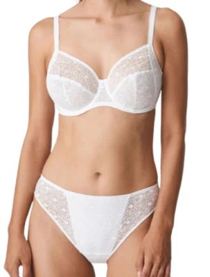 Prima Donna Twist Epirus Full Cup Wire Bra White 36D & Briefs Size L - RRP £142 - Image 1 of 4