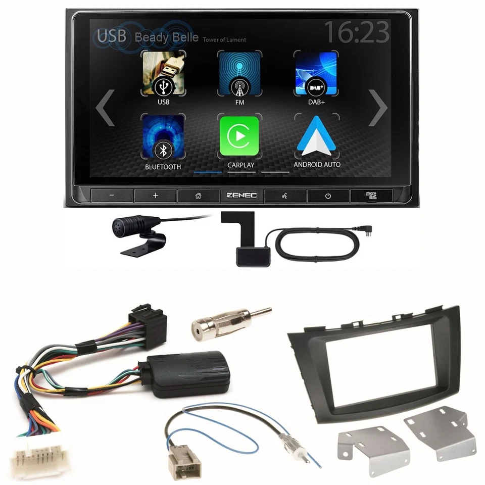 ZENEC Z-N538 Android Auto CarPlay DAB+ Einbauset für Suzuki Swift Sport FZ NZ - Bild 1 von 1