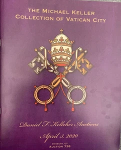 KELLEHER Vatican City Postage Stamps Keller Collection Auction Catalog 2020 - Imagen 1 de 1