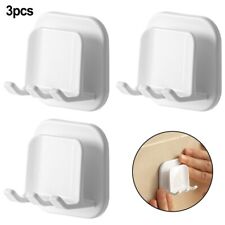 Contemporary Design Toothbrush Holder 3pc Set Wall Mount Cup Organizer