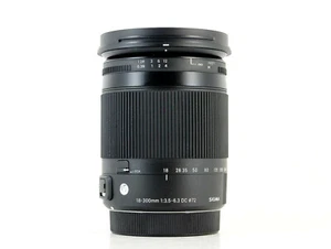 Sigma 18-300mm F3.5-6.3 DC Macro OS HSM 'C' Lens Canon Fit - Picture 1 of 3