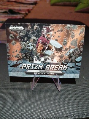 2023 Prizm Draft Picks Prizm Break Devon Achane Rc #117 Texas A&m/ 🐬 Dolphins - Image 1 of 2