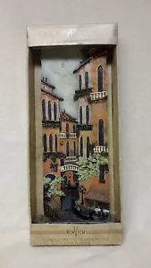 NEU RUANE MANNING 3D handbemalte Wandrelief Set "Urlaub in Venedig II" - Bild 1 von 2