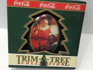 Adorno de Coca-Cola Santa Claus buenos niños y niñas sin usar y en caja - Imagen 1 de 4