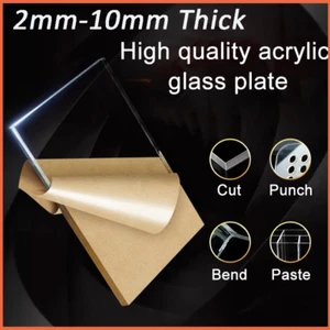 Plastic Panels Sheet 2mm-10mm Clear Panel Laser Plastic Extrude Cut To Any Size - Picture 1 of 12