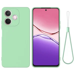 Para OPPO A5 Pro 5G, Lujo Suave Líquido Silicona Piel Tacto Sensación Trasera Estuche Cubierta - Imagen 1 de 33