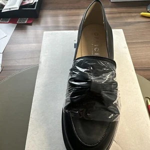 Office Black Now Forum Loafer Leather Uk5 Rrp £79 My Price £25!!! - Picture 1 of 8