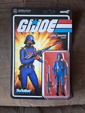 Super7 G.I. Joe Reaction Wave 4 - Cobra Female Trooper Medium Black Hair 2022