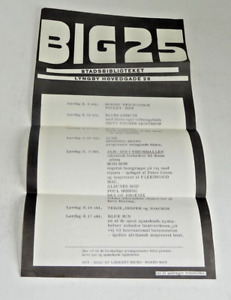 SKID ROW GIG FLYER 3rd OCTOBER 1970 BIG 25 LYNGBY DENMARK Gary Moore Thin Lizzy