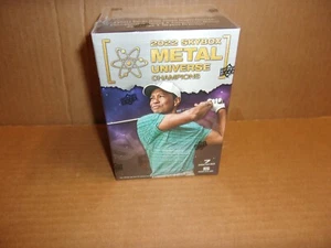 2022 Skybox Metal Universe Champions Box NEW Sealed Jordan Tiger Woods Prospects - Picture 1 of 2